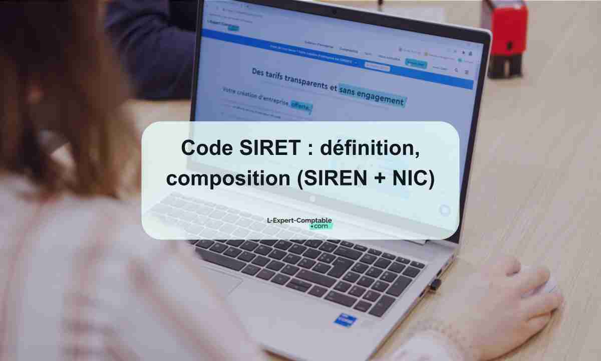 Code SIRET définition, composition (SIREN + NIC)