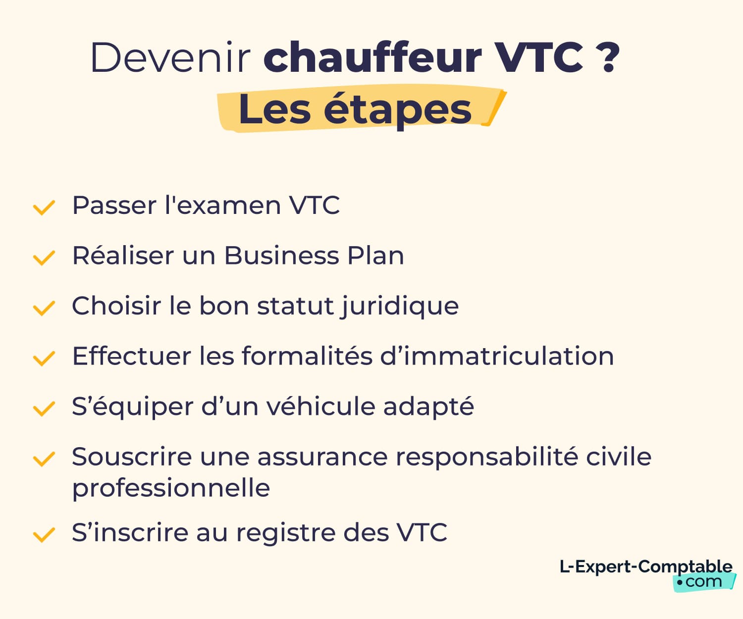 Les étapes pour devenir chauffeur VTC