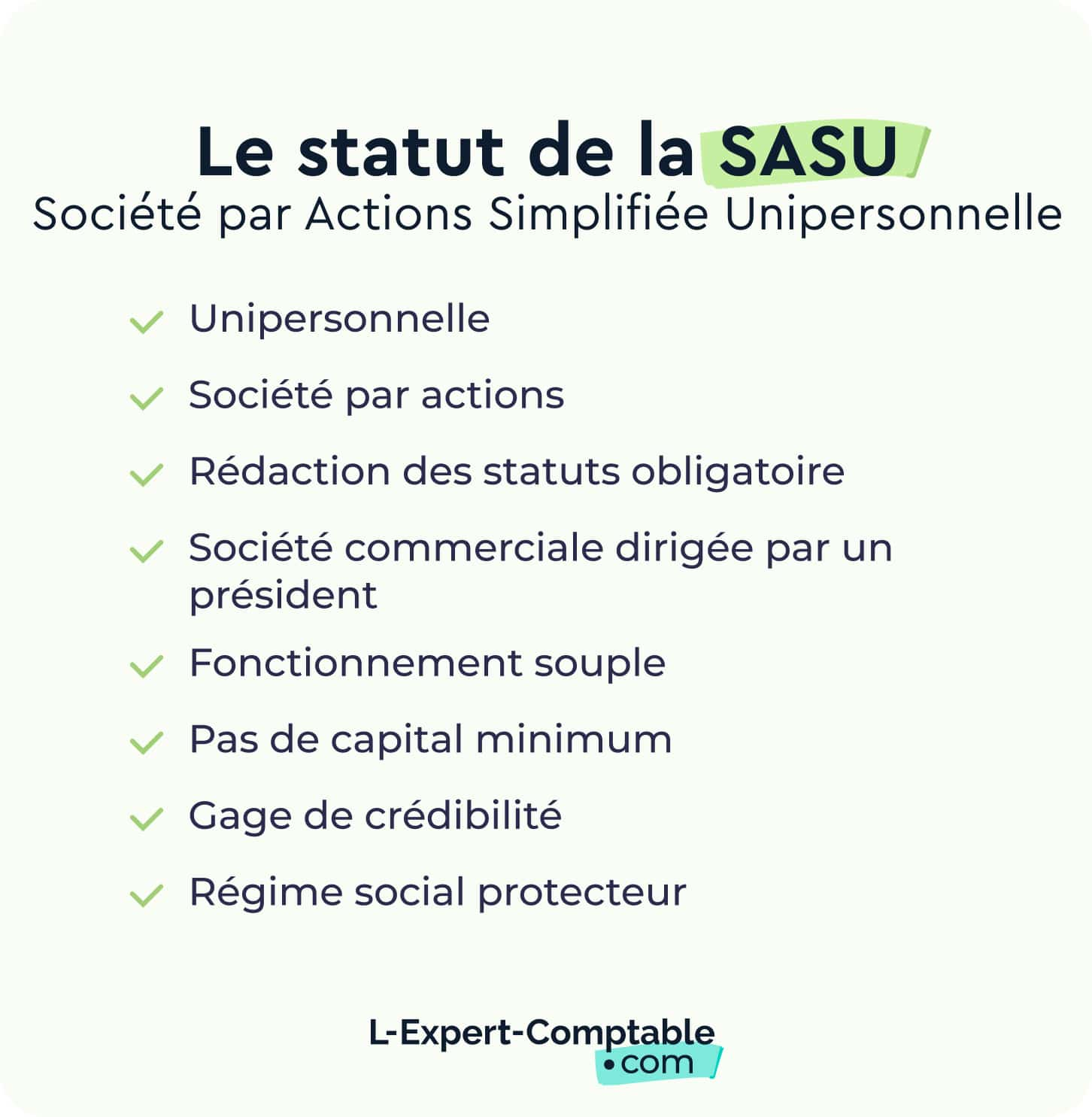 Le statut de la SASU