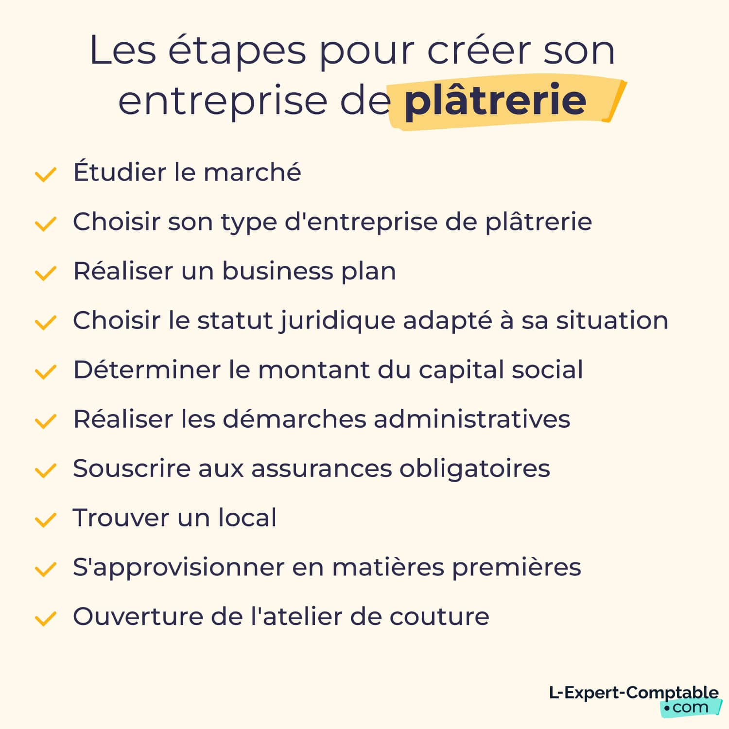 Les étapes pour créer son entreprise de plâtrerie