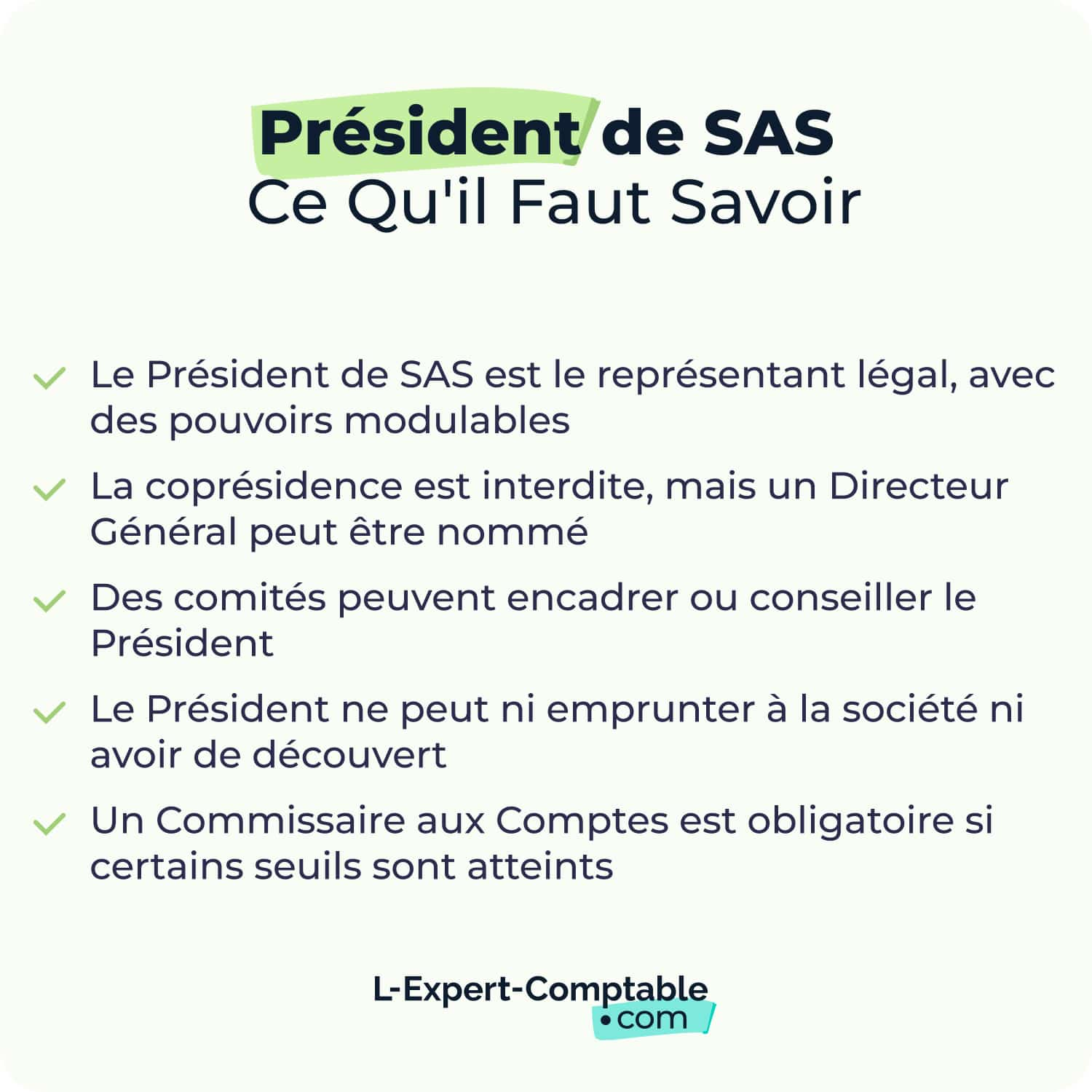 Président SASU